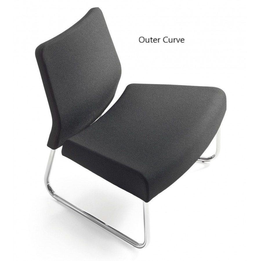 Team Upholstered Outer Curve Chair 